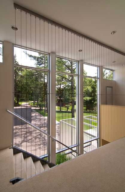 Minnetonka Residence moderne-escalier