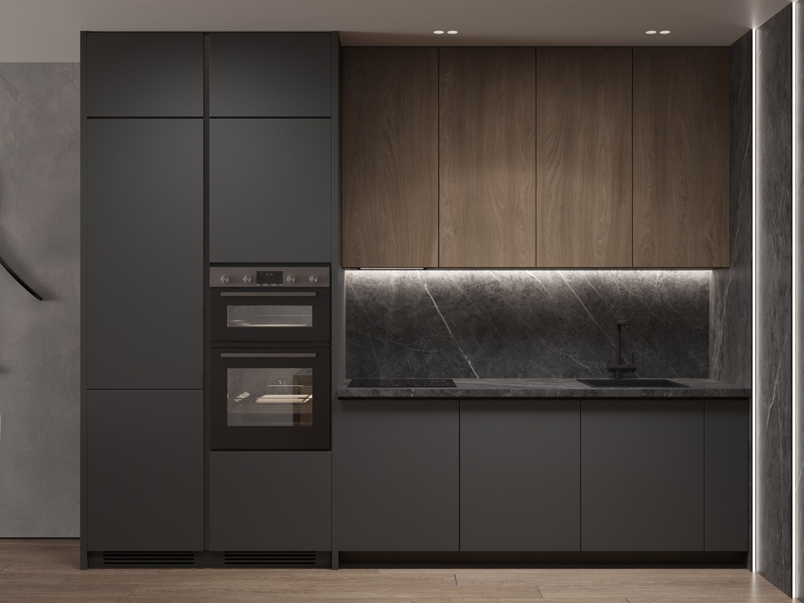 Стильная 3-х комнатная квартира в ЖК Прованс. Проект