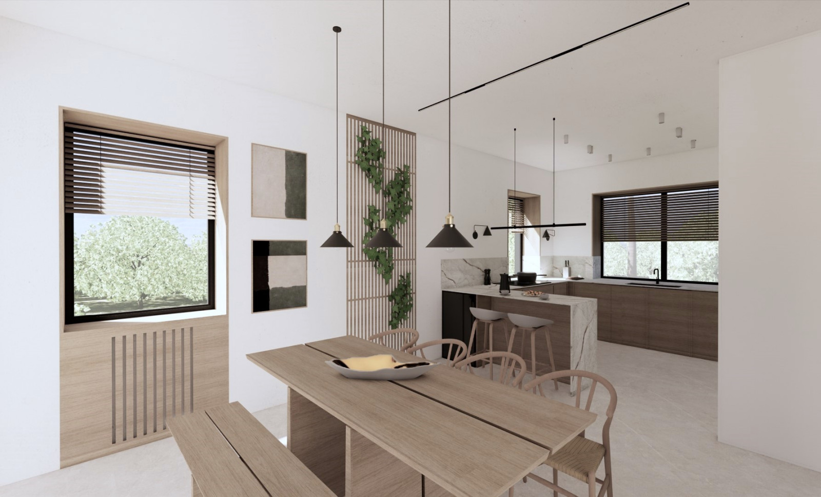 Shades of nature (интерьер)