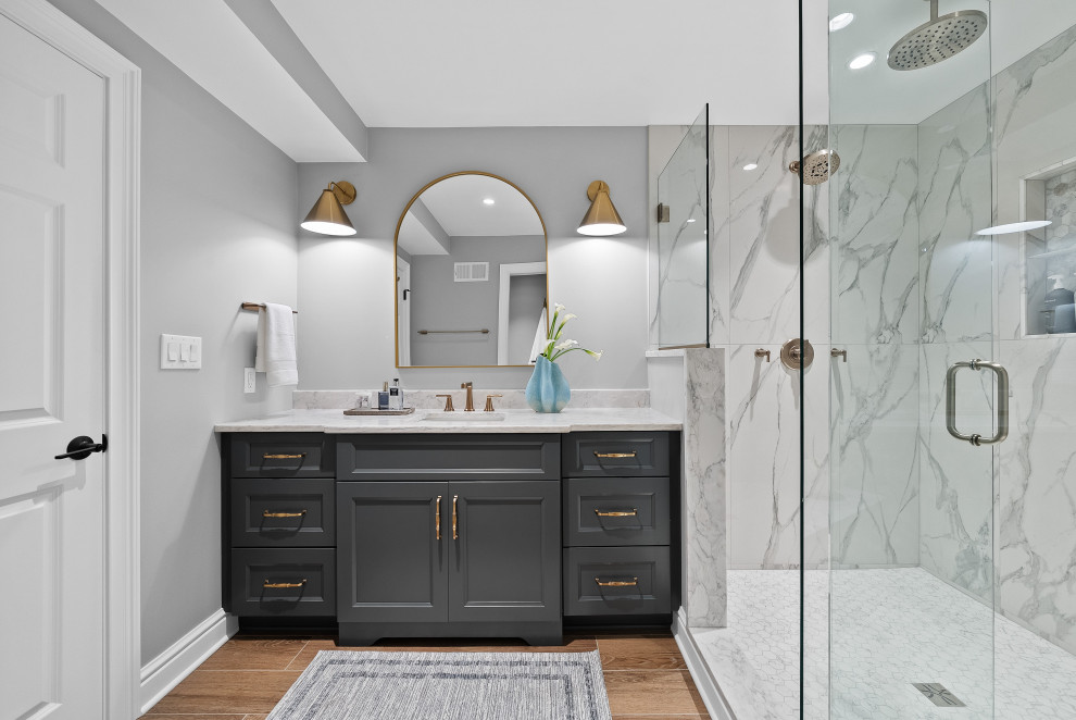 Custom Bathroom Vanity with Undermount Sink