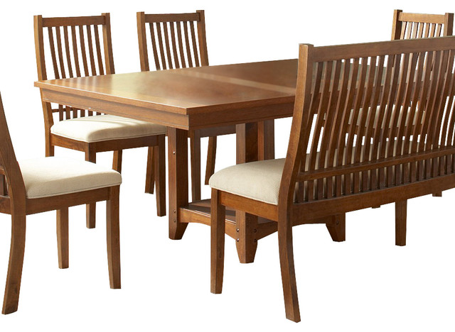 Steve Silver Tulsa 64x48 Dining Table Craftsman Tables Steve Silver Tulsa 64x48 Dining Table