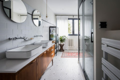 Avant/Après : Une salle de bains familiale réinventée
