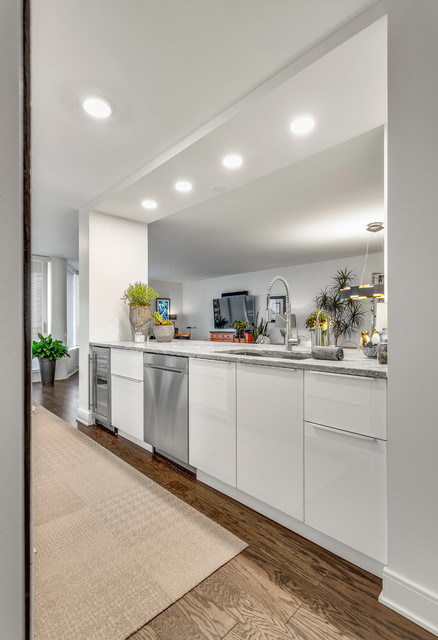 Evanston Condo Remodel modern-kueche