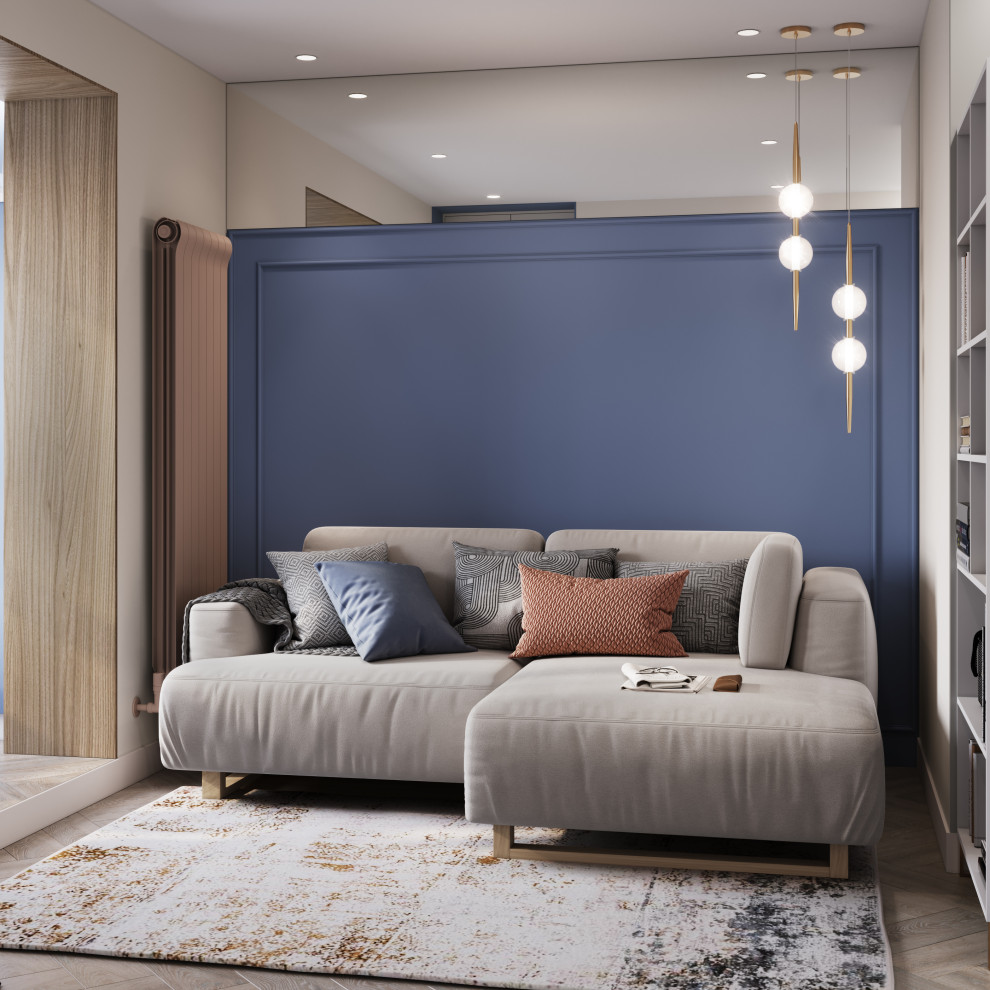 проект "Элегантные ассоциации на 63 м2"