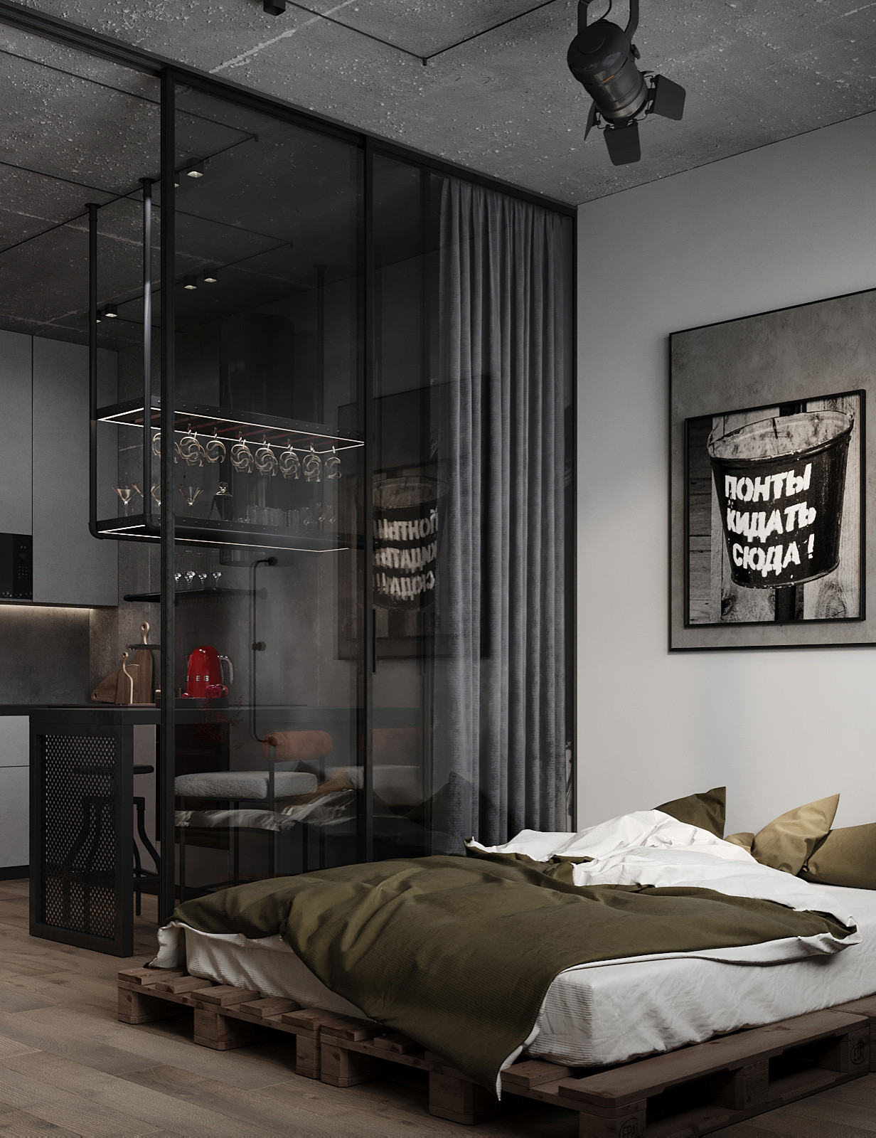 Квартира-студия 32 кв.м. в ЖК Хэдлайнер