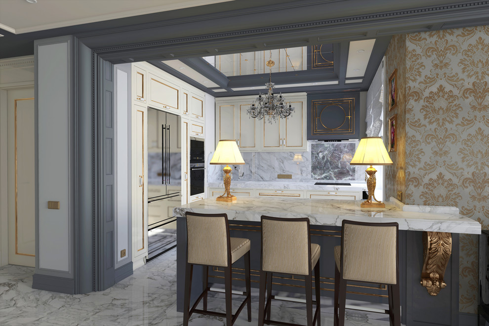 Роскошный интерьер в американском стиле