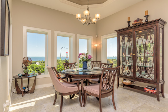 LV Custom Coastal ICF Performance Home - Beach Style - Dining Room - Austin  - by Gold Star Construction LLC