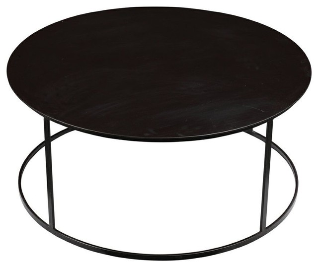 Robertson Round Coffee Table Industrial Coffee Tables by Boraam Industries, Inc. Houzz