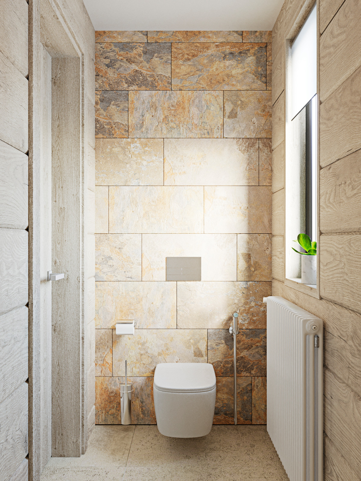 Интерьер гостевого дома с сауной