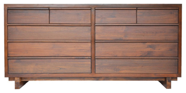 Benett Split Dresser Solid Reclaimed Teak Wood Rustic Dressers Benett Split Dresser Solid Reclaimed Teak Wood