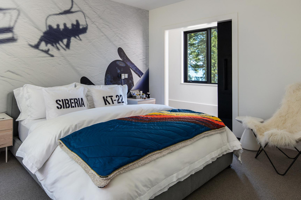 Example of a minimalist kids' room design in San Francisco