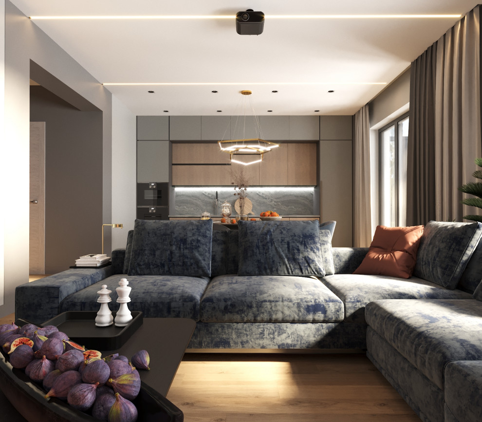 Дом с 2х светной гостиной