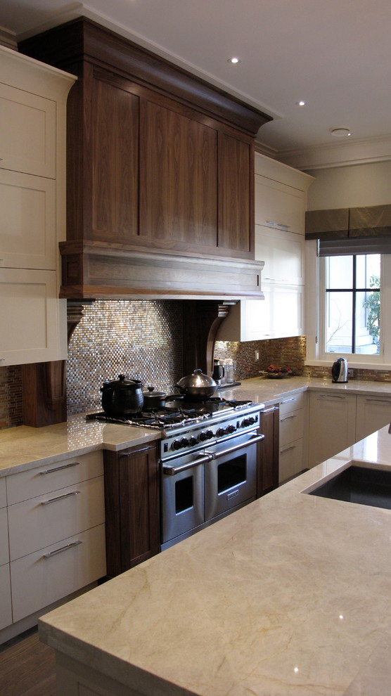 Inspiration for a large transitional kitchen remodel in Vancouver