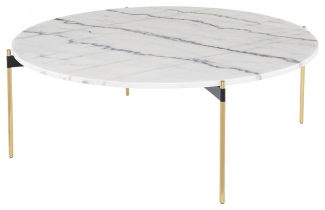 42 8 W Coffee Table White Solid Marble Top Slender Brushed Stainless Steel Legs 42 8 W Coffee Table White Solid Marble Top Slender Brushed Stainless Steel Legs