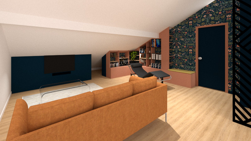 Projet de rénovation d'un appartement sous-toiture - Sallanches (74)