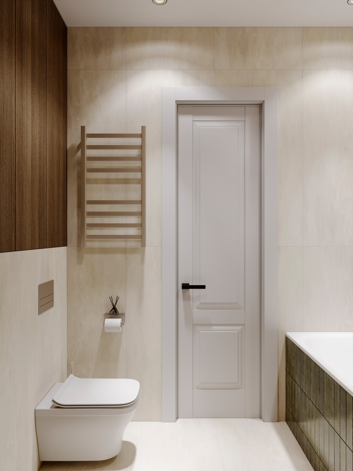 Уютный интерьер в ЖК Западный Порт