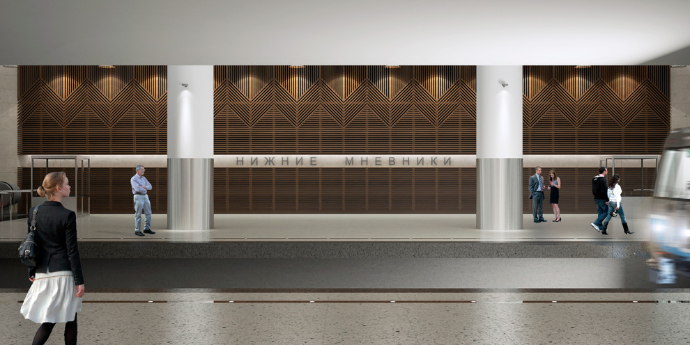Competition project. Moscow metro station.