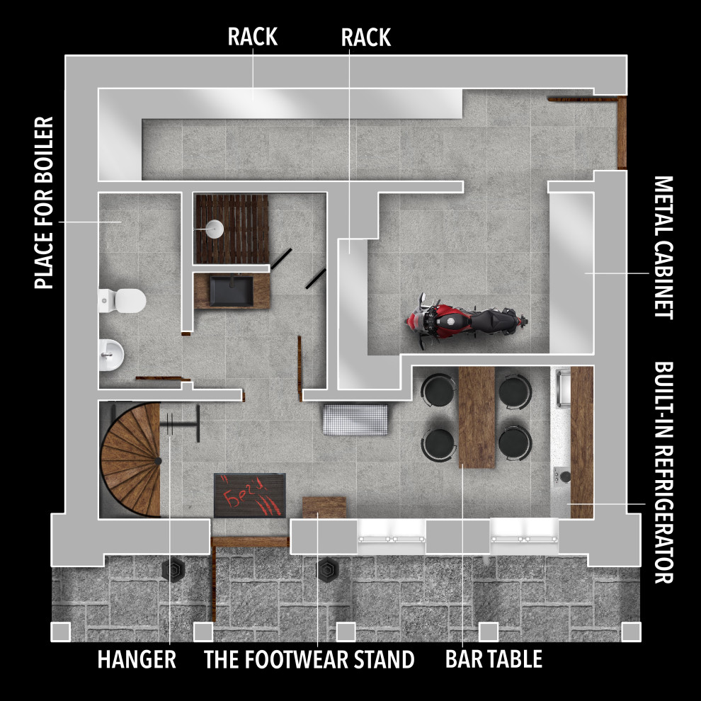 1-ый этаж Гостевого дома