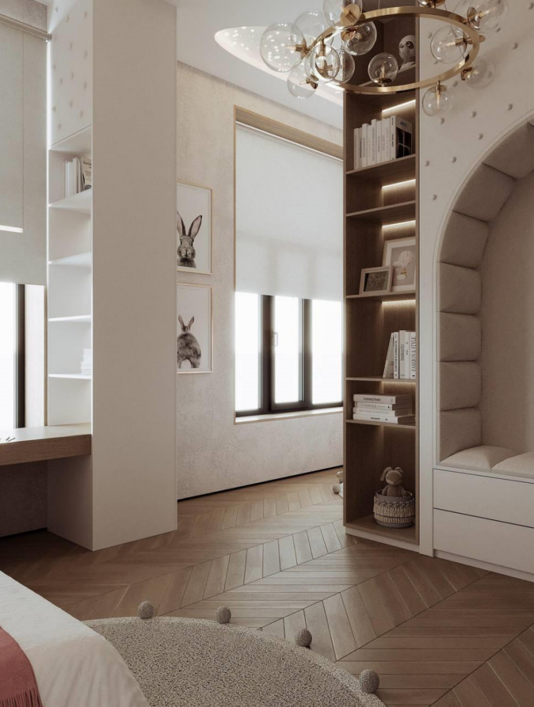 Интерьер квартиры для семьи из 5 человек, 150 м2