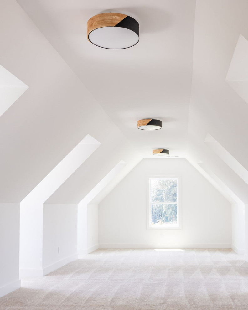 Transitional home design photo in Atlanta