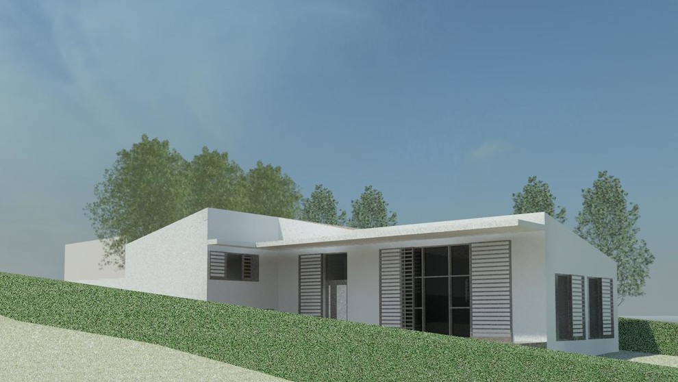 дом на рельефе