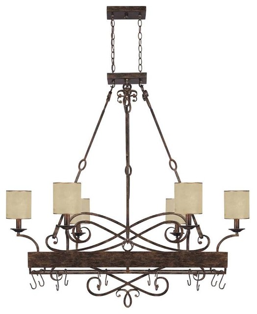 Traditional Classic 8-Light Potrack ChandelierReserve Collection