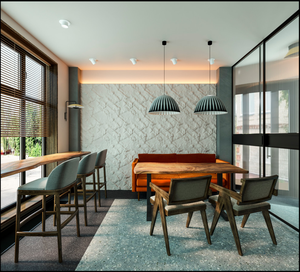 Дизайн апарт комплекса/гостиницы в стиле шале 250 м2