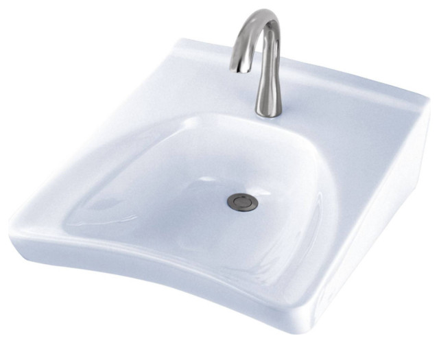 TOTO LT30801 SingleHole Wallmount ADA Sink, Cotton White