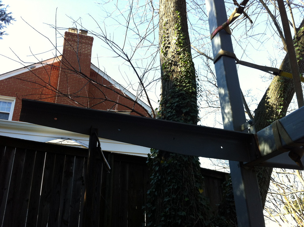 Steel frame addition