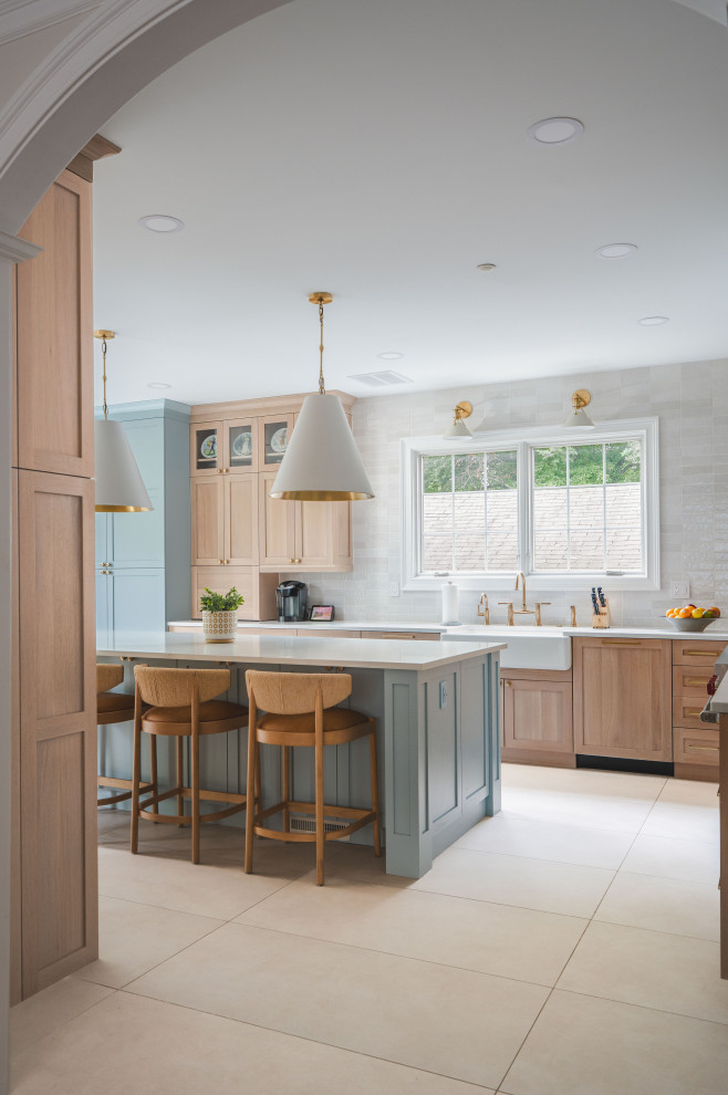 Picture of Modern Meets Classic | Light Wood Scandinavian Kitchen Design ...