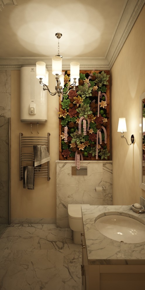 Светлый дом в неоклассическом стиле