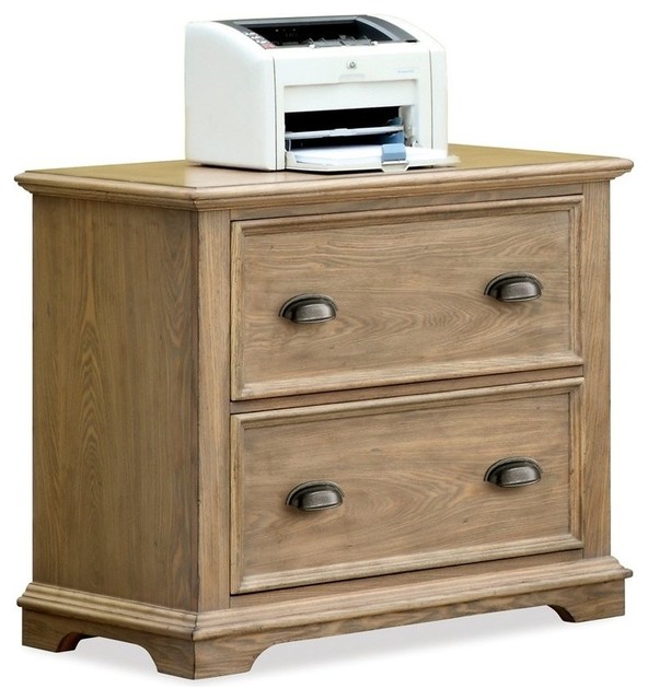 Coventry Lateral File Weathered Driftwood and Dover White