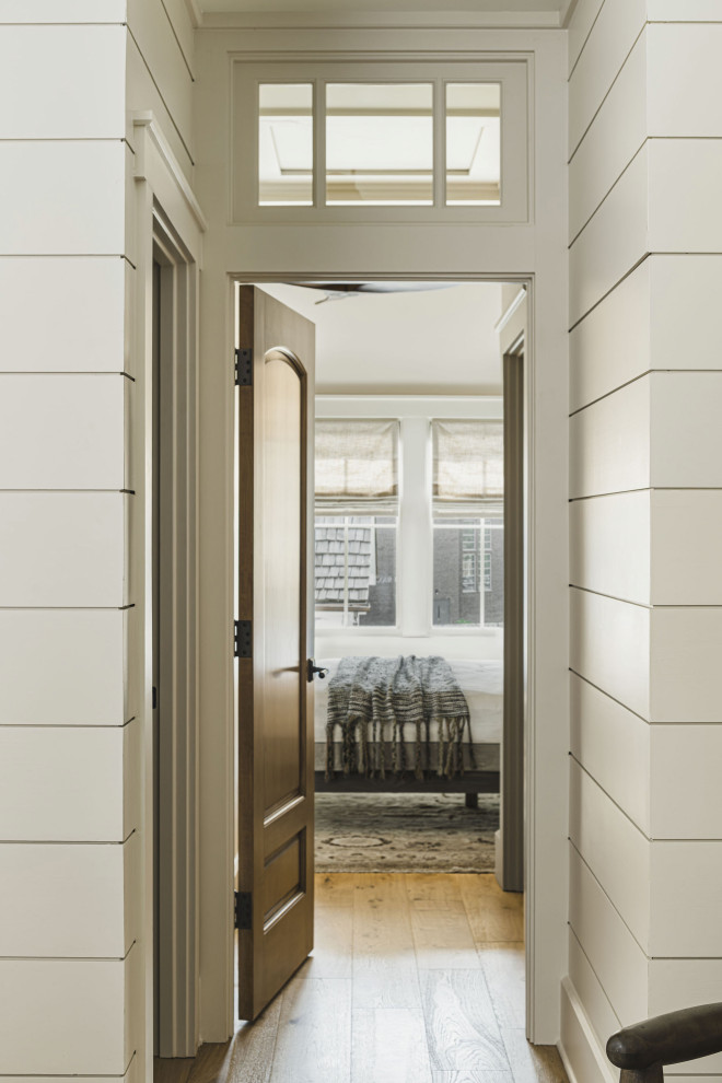 Hallway - country hallway idea in Charlotte