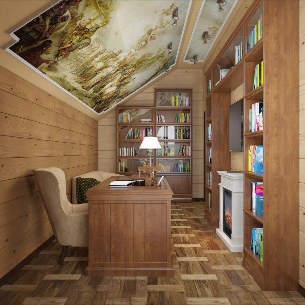 деревянный дом из бруса в поселке Зеленая роща