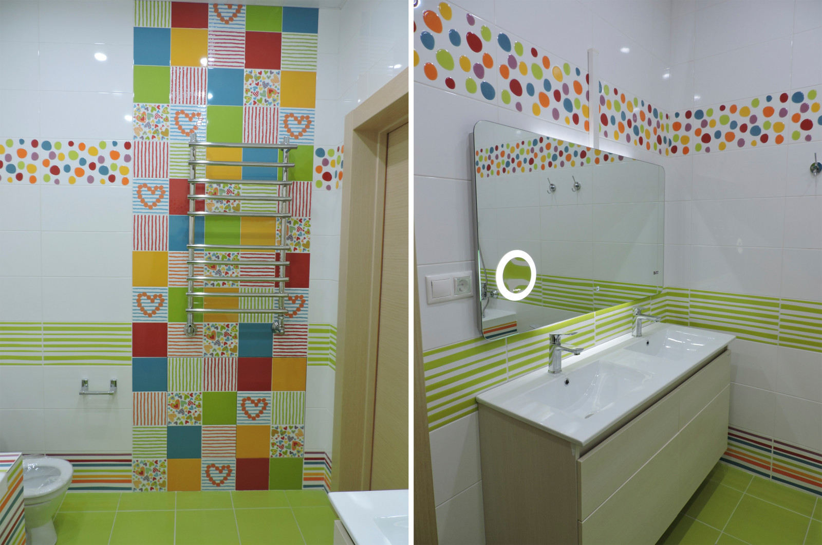 Детская ванная в частном доме.