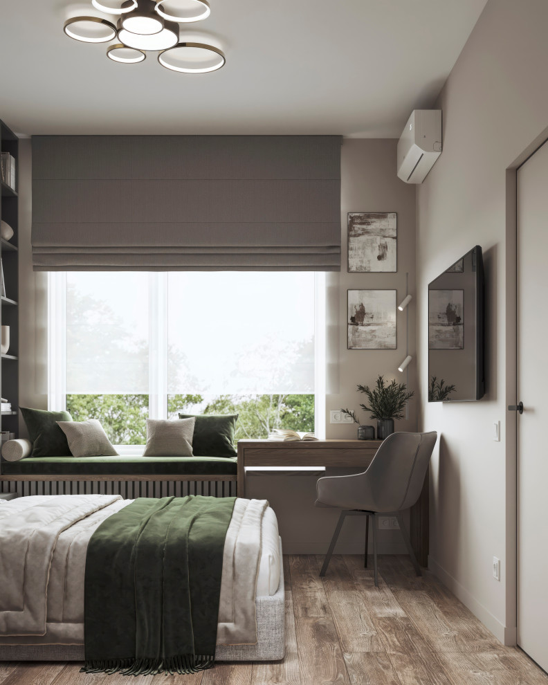 ЖК Nagatino i-Land. Спальня 10м2