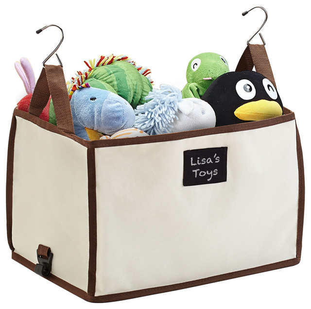 Hanging Closet Bin With Chalkboard Label Contemporary Closet