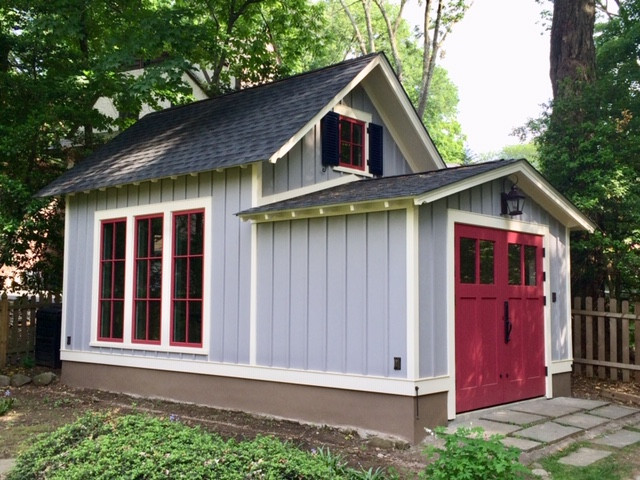 Renovation of garage to garden play room