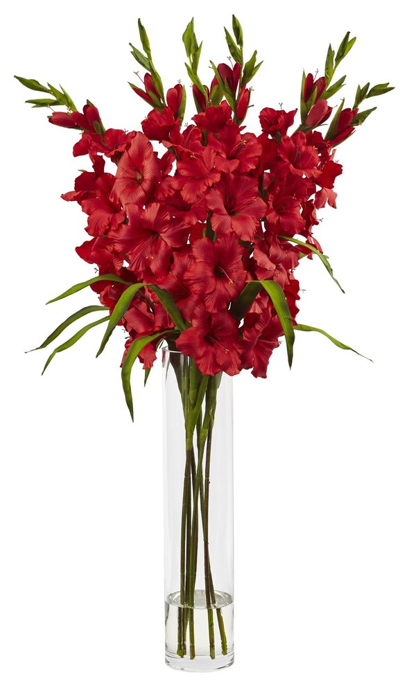 artificial roses red