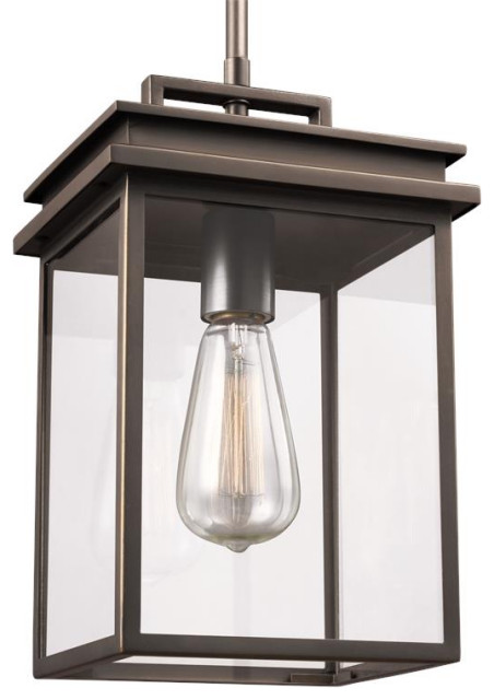 Murray Feiss OL13609ANBZ 1, Light Outdoor Pendant Lantern, Antique ...