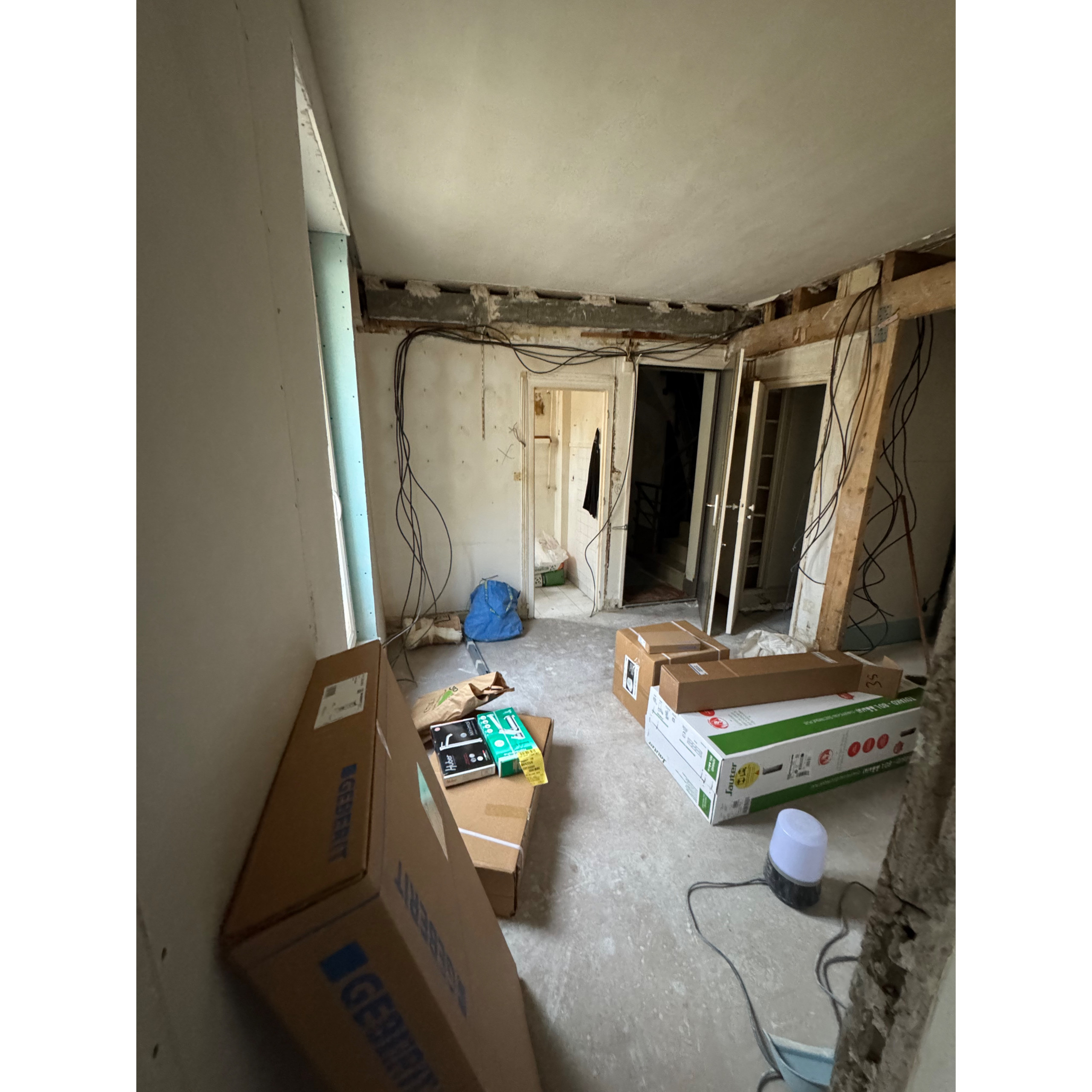 Projet Père Lachaise, rénovation d'un appartement de 34m2