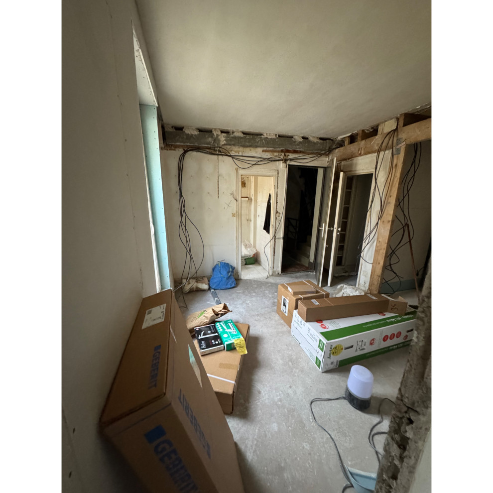 Projet Père Lachaise, rénovation d'un appartement de 34m2