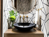 Modern Powder Room by Lenox House Design