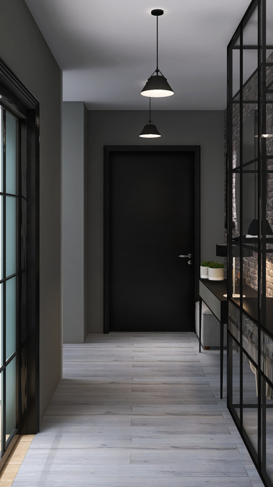 Трехкомнатная квартира для холостяка. Сочетание брутального  характера и уюта.