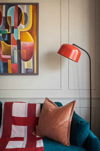 Contemporary Family Home Renovation & Interior Design, Willesden Green eclectic-living-room