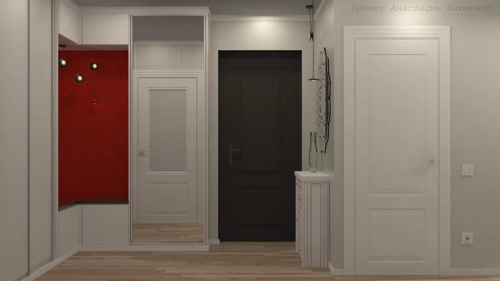 Проект кухни с прихожей