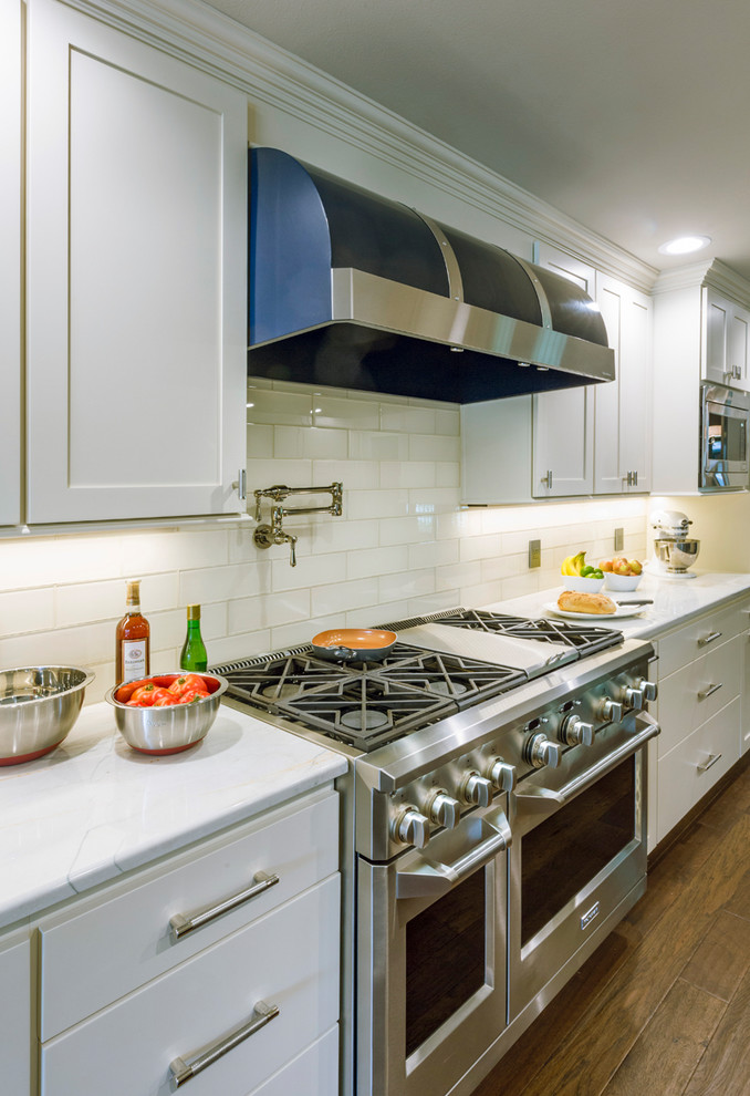 Inspiration for a transitional kitchen remodel in Seattle