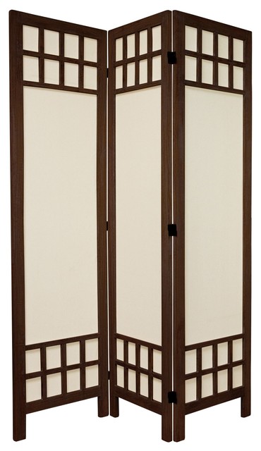 5 1 2 Tall Window Pane Fabric Room Divider Asian Screens And 5 1 2 Tall Window Pane Fabric Room Divider Asian Screens And Dividers By Oriental Furniture