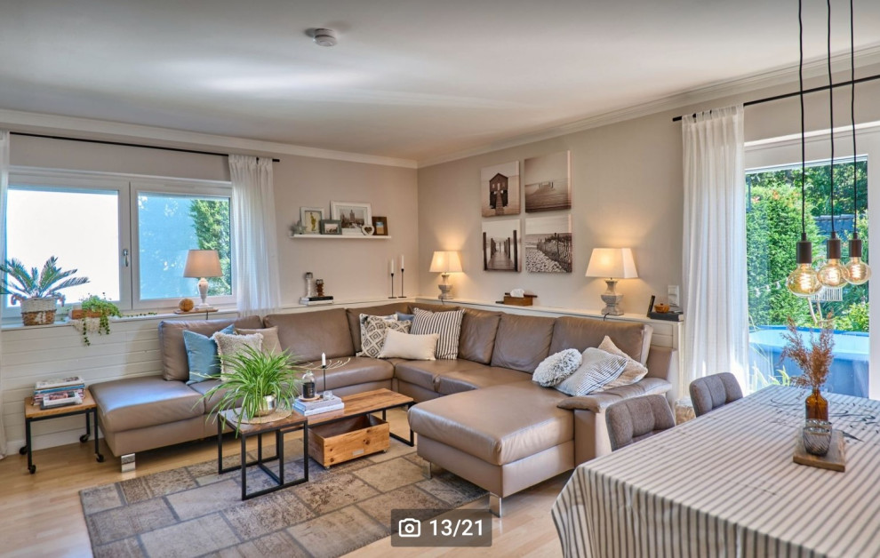 Wohnberatung und Farbberatung für ein Einfamilienhauses im modernen Landhausstil