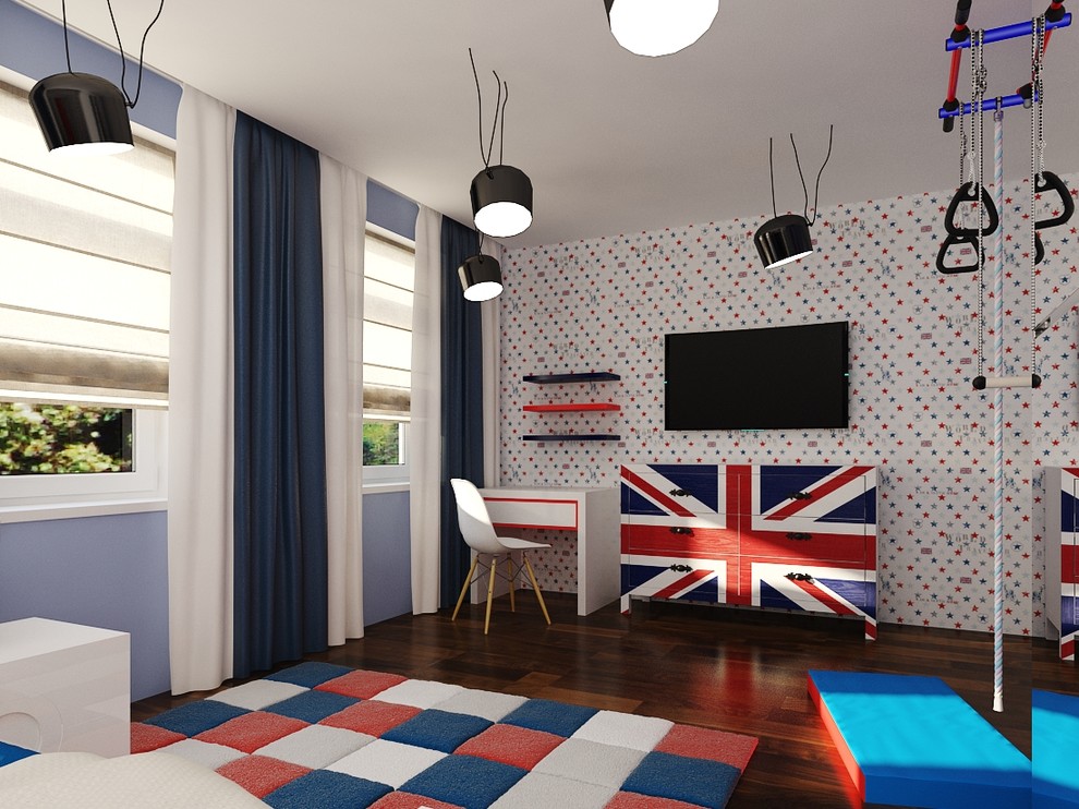 Дизайн интерьера загородного дома, п. Володарский